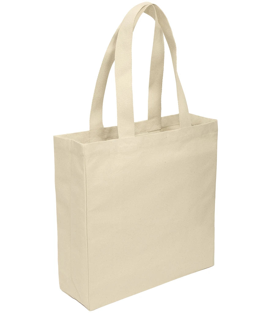 Brand Lab Everyday Square Canvas Tote Bag — Natural