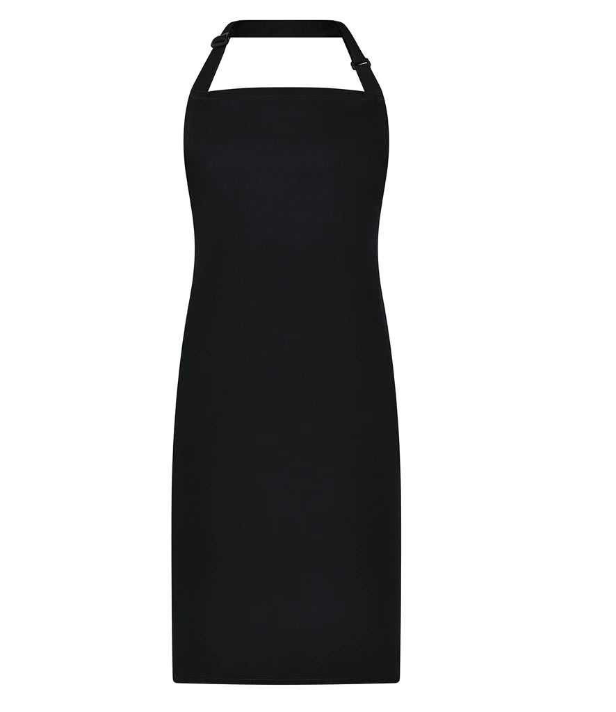 Brand Lab Adjustable Bib Apron — Black
