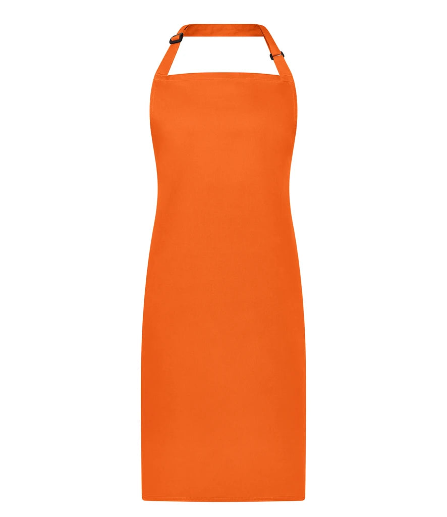Brand Lab Adjustable Bib Apron — Orange