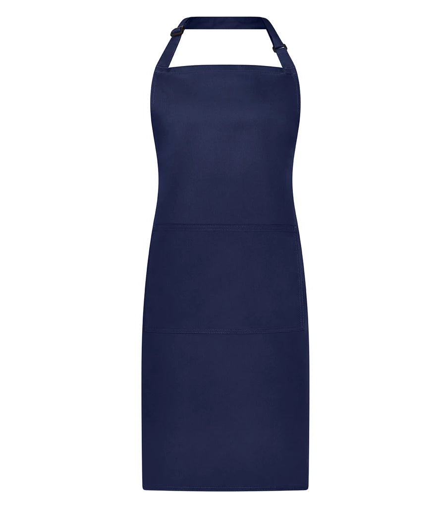 Brand Lab Adjustable Bib Pocket Apron — Navy