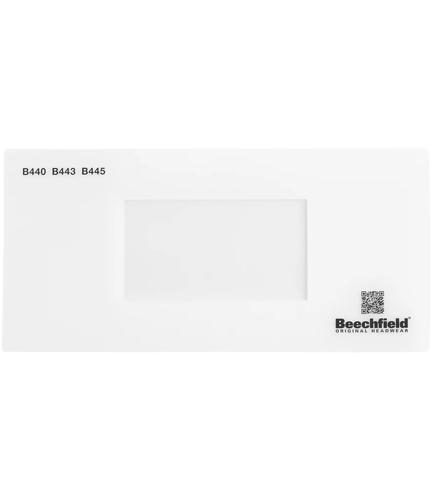 Beechfield Original Patch Silicone Template — Clear