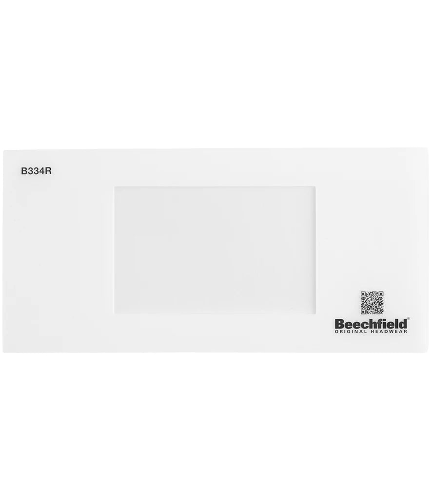 Beechfield Zip Patch Silicone Template — Clear