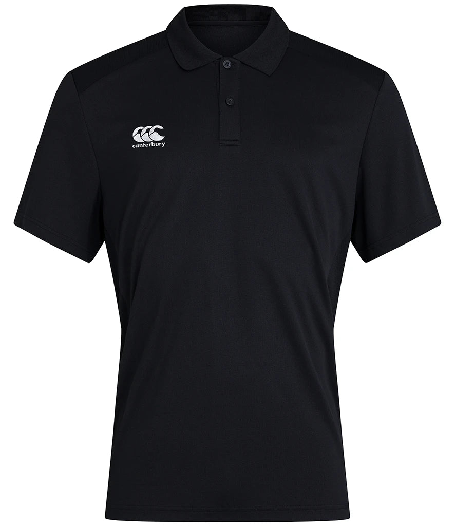 Canterbury Club Dry Polo Shirt — Black
