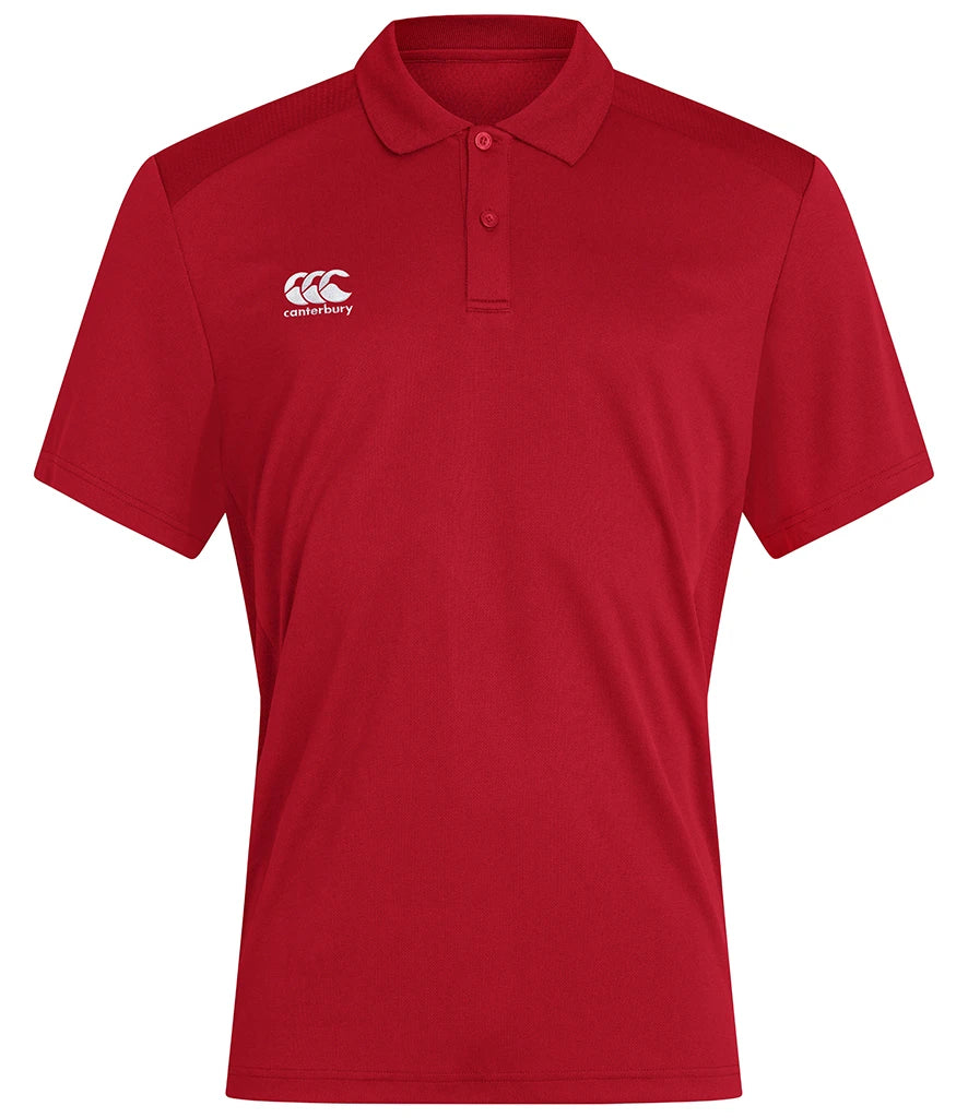 Canterbury Club Dry Polo Shirt — Flag Red