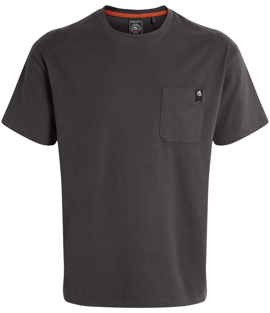 Craghoppers Workwear Wakefield Pocket T-Shirt — Carbon Grey
