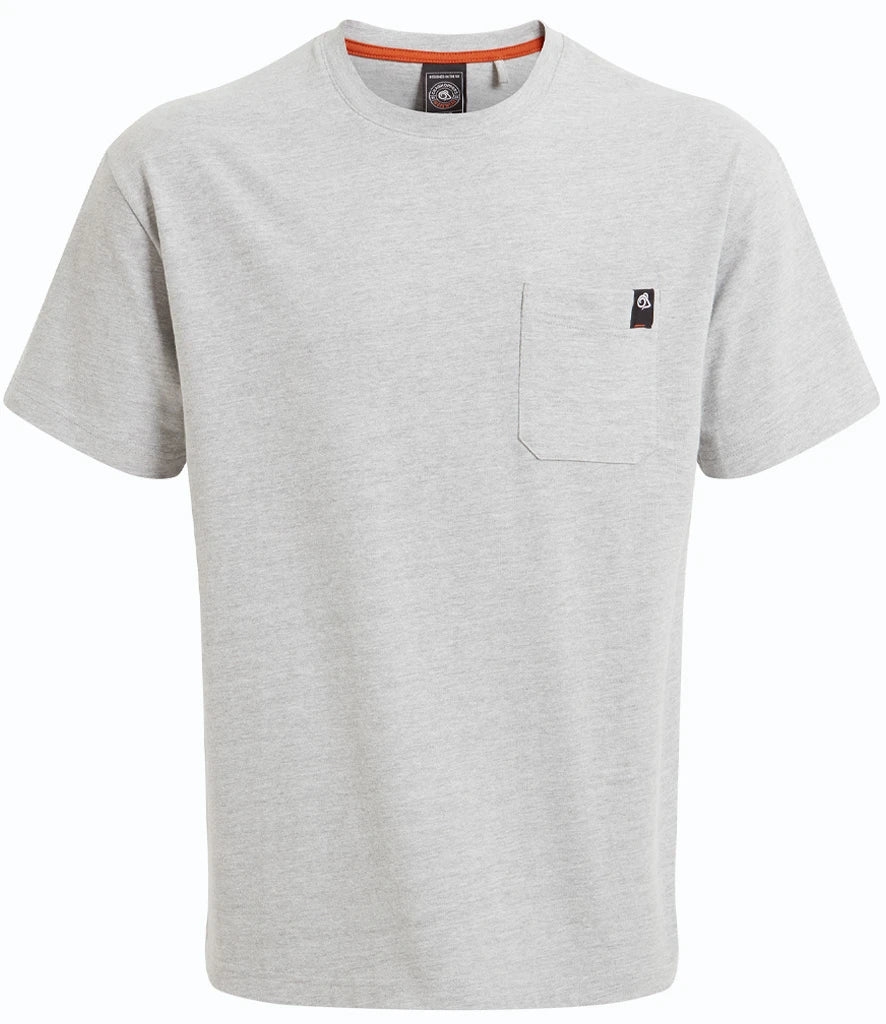 Craghoppers Workwear Wakefield Pocket T-Shirt — Soft Grey Marl