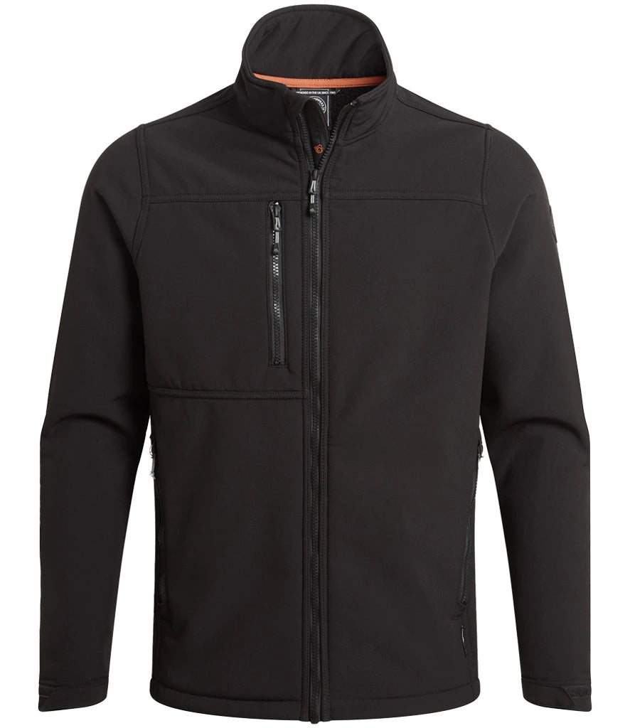 Craghoppers Workwear Whitby Soft Shell Jacket — Black