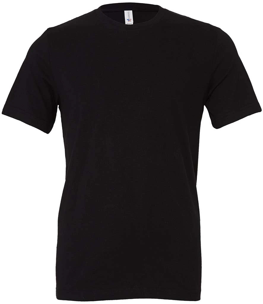 Canvas Unisex Crew Neck T-Shirt — Black