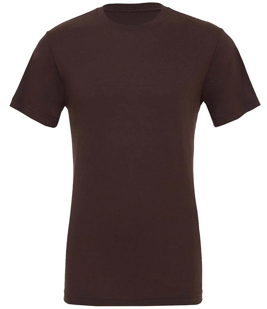 Canvas Unisex Crew Neck T-Shirt — Brown