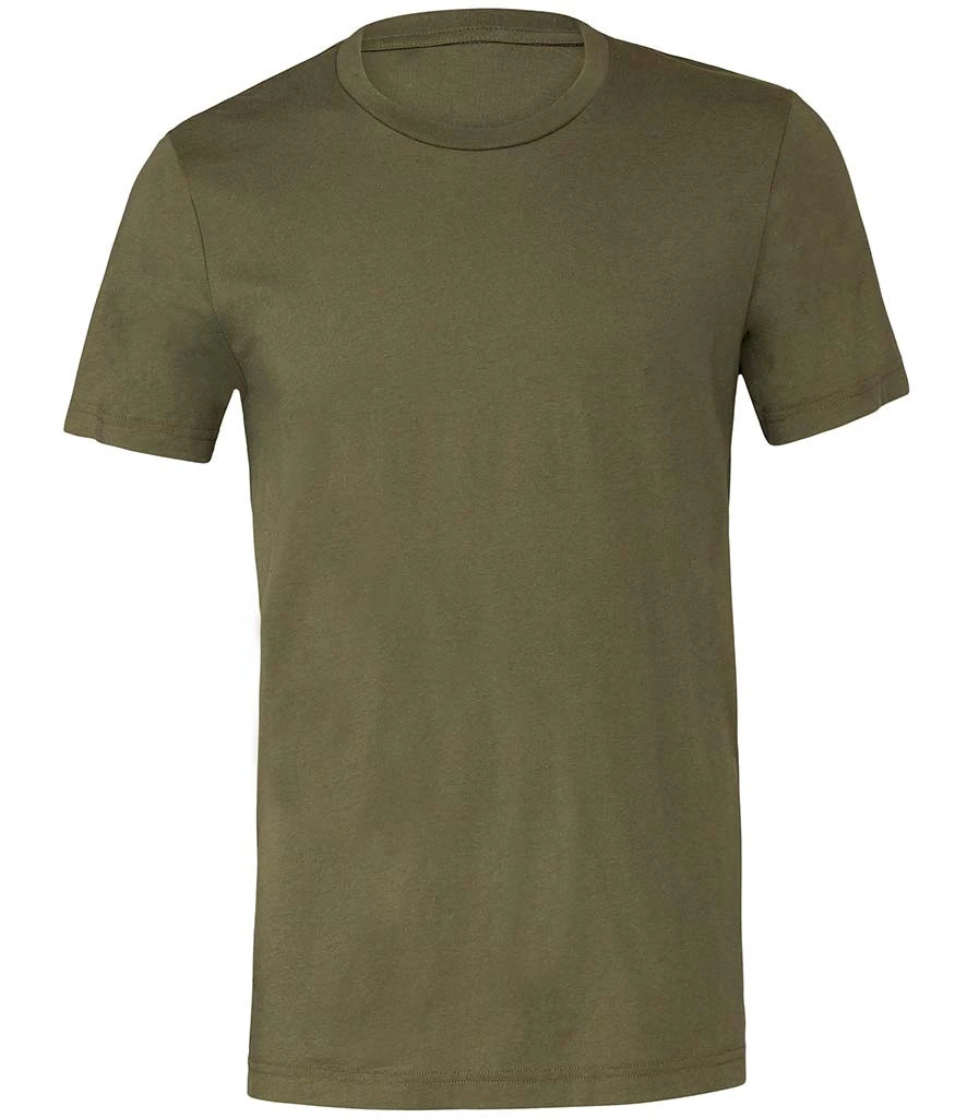 Canvas Unisex Crew Neck T-Shirt — Military Green