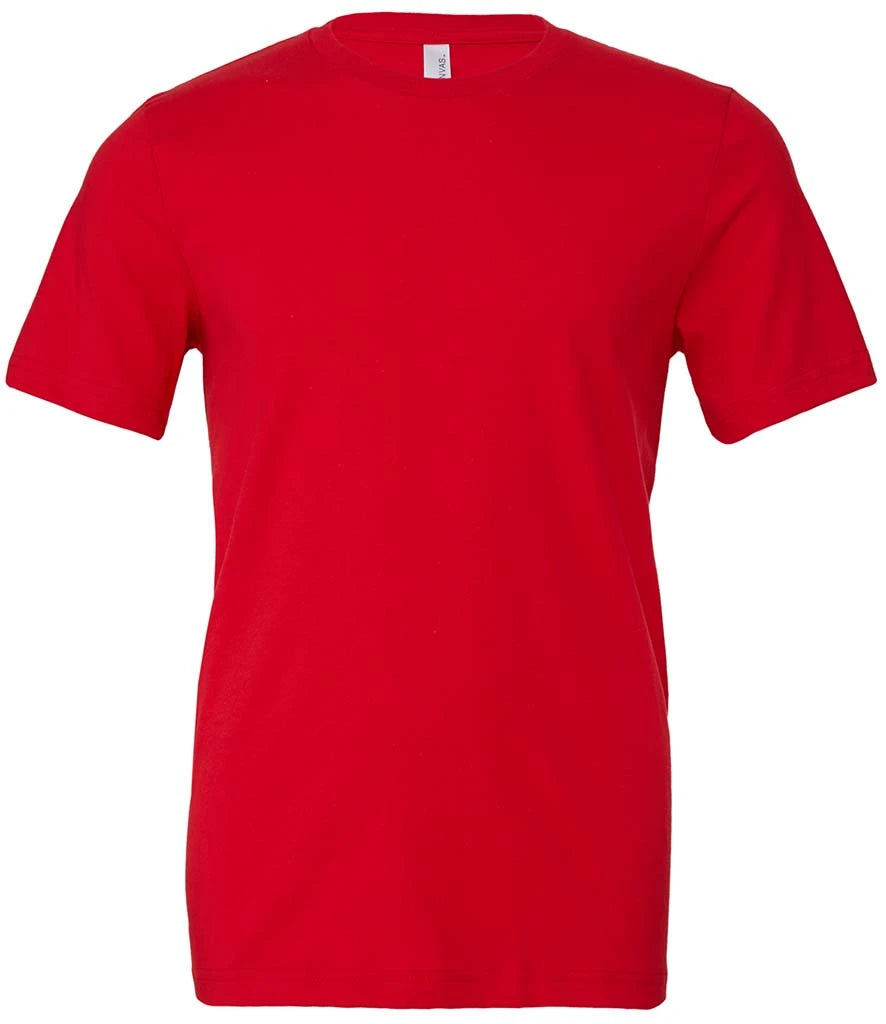Canvas Unisex Crew Neck T-Shirt — Red