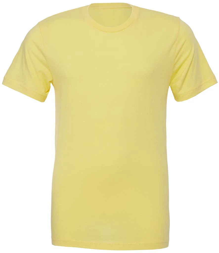 Canvas Unisex Crew Neck T-Shirt — Yellow