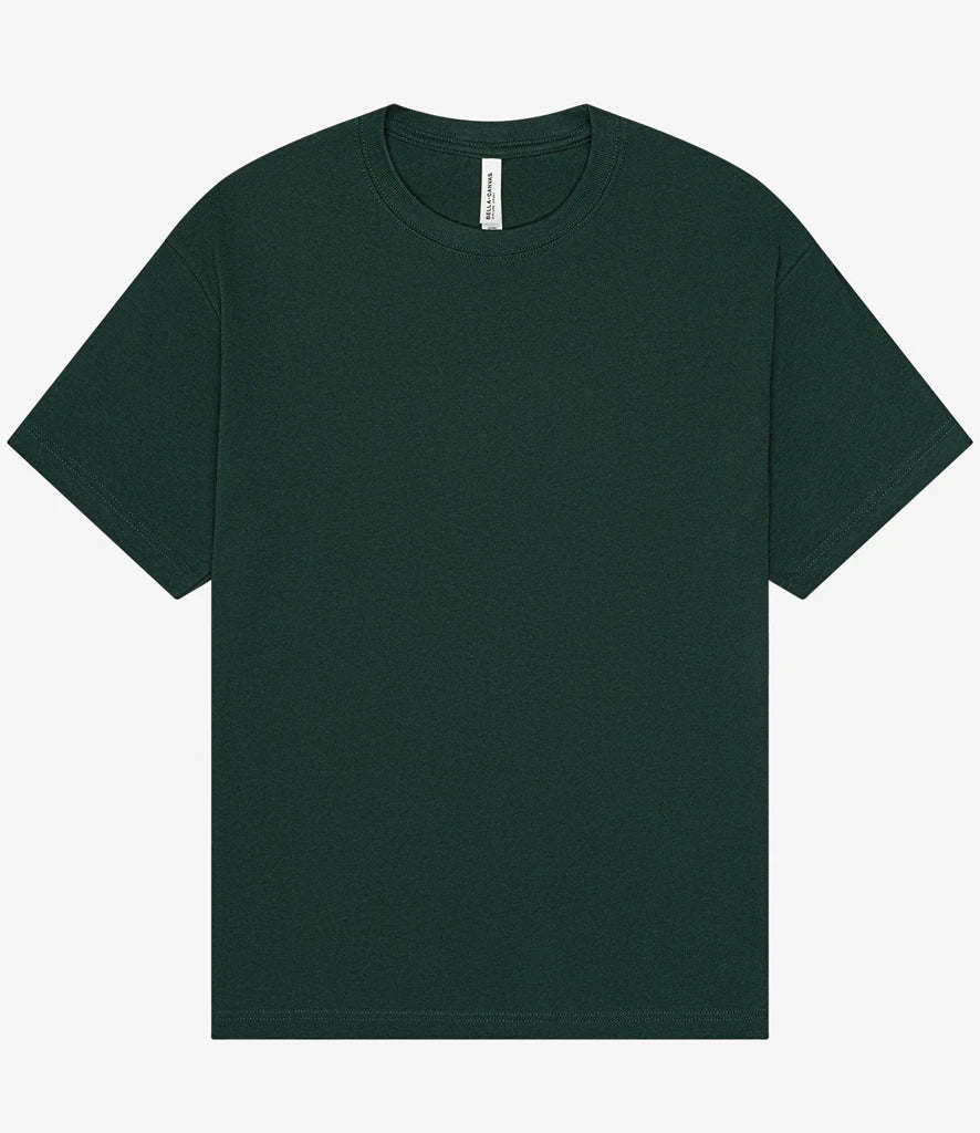 Canvas Unisex Heavyweight Boxy T-Shirt — Forest Green