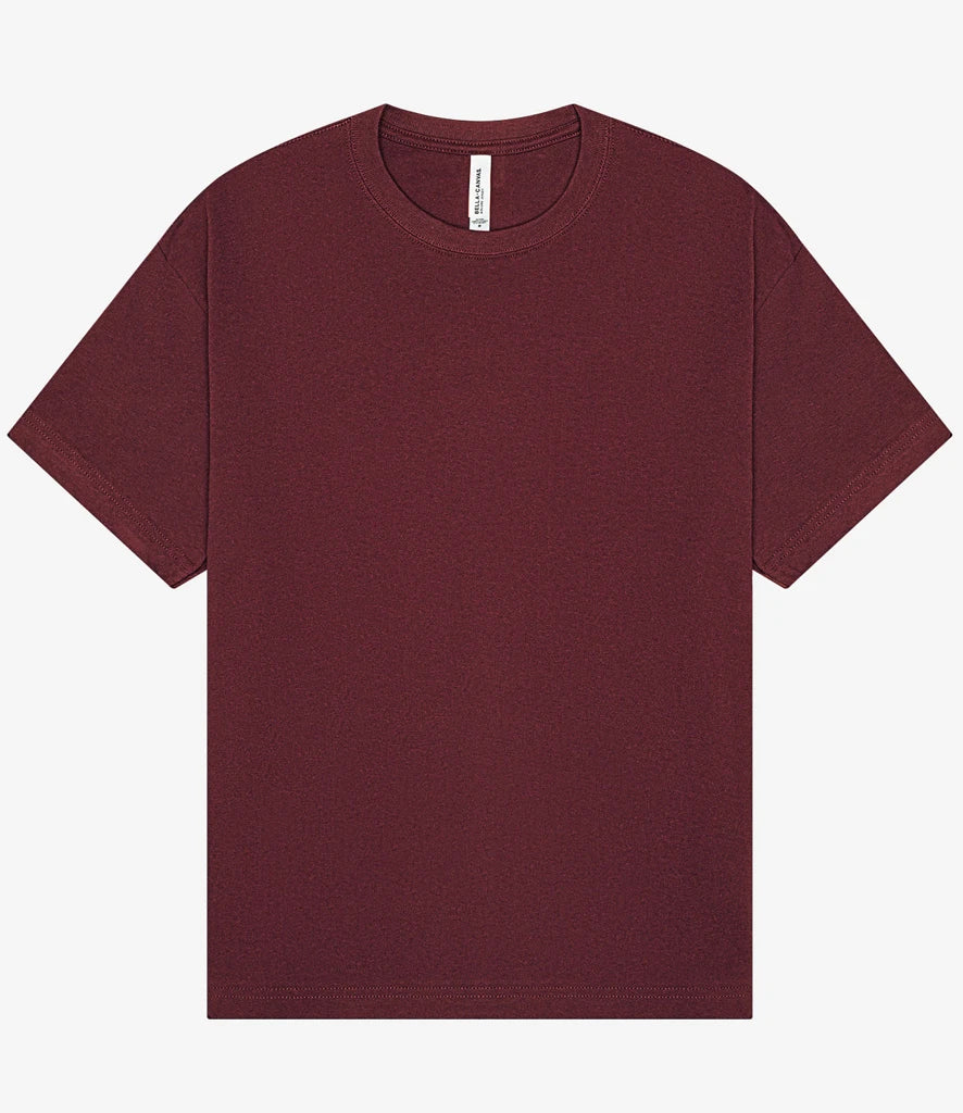 Canvas Unisex Heavyweight Boxy T-Shirt — Maroon