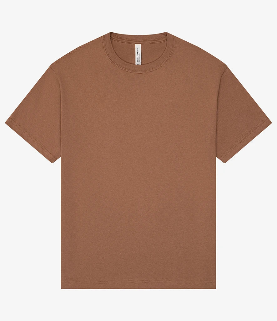 Canvas Unisex Heavyweight Boxy T-Shirt — Vintage Brown