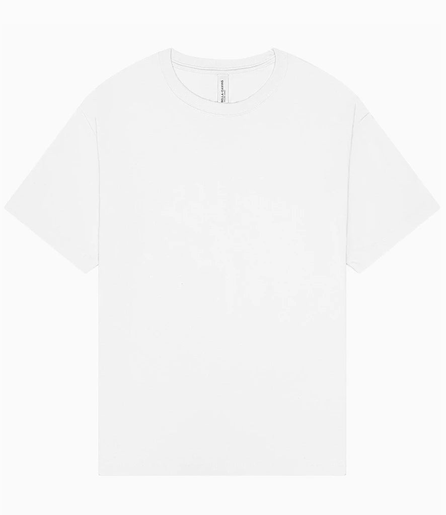 Canvas Unisex Heavyweight Boxy T-Shirt — White