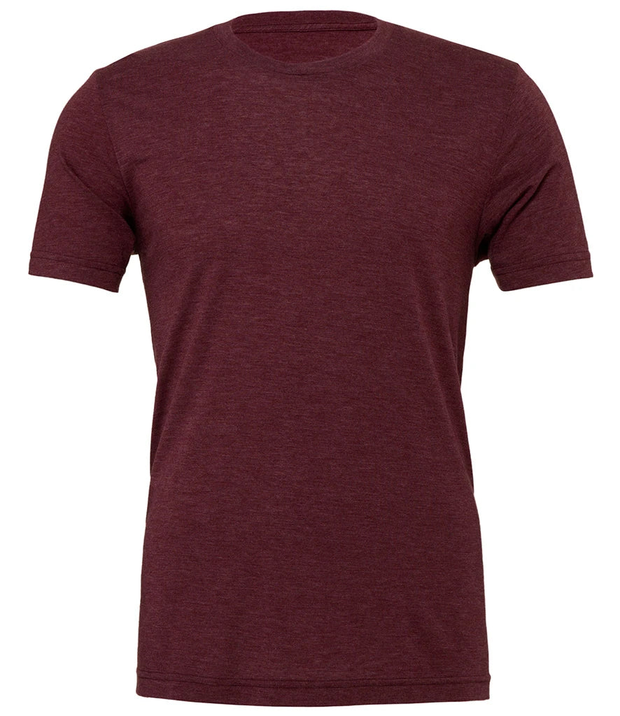 Canvas Unisex Tri-Blend T-Shirt — Maroon Tri-Blend