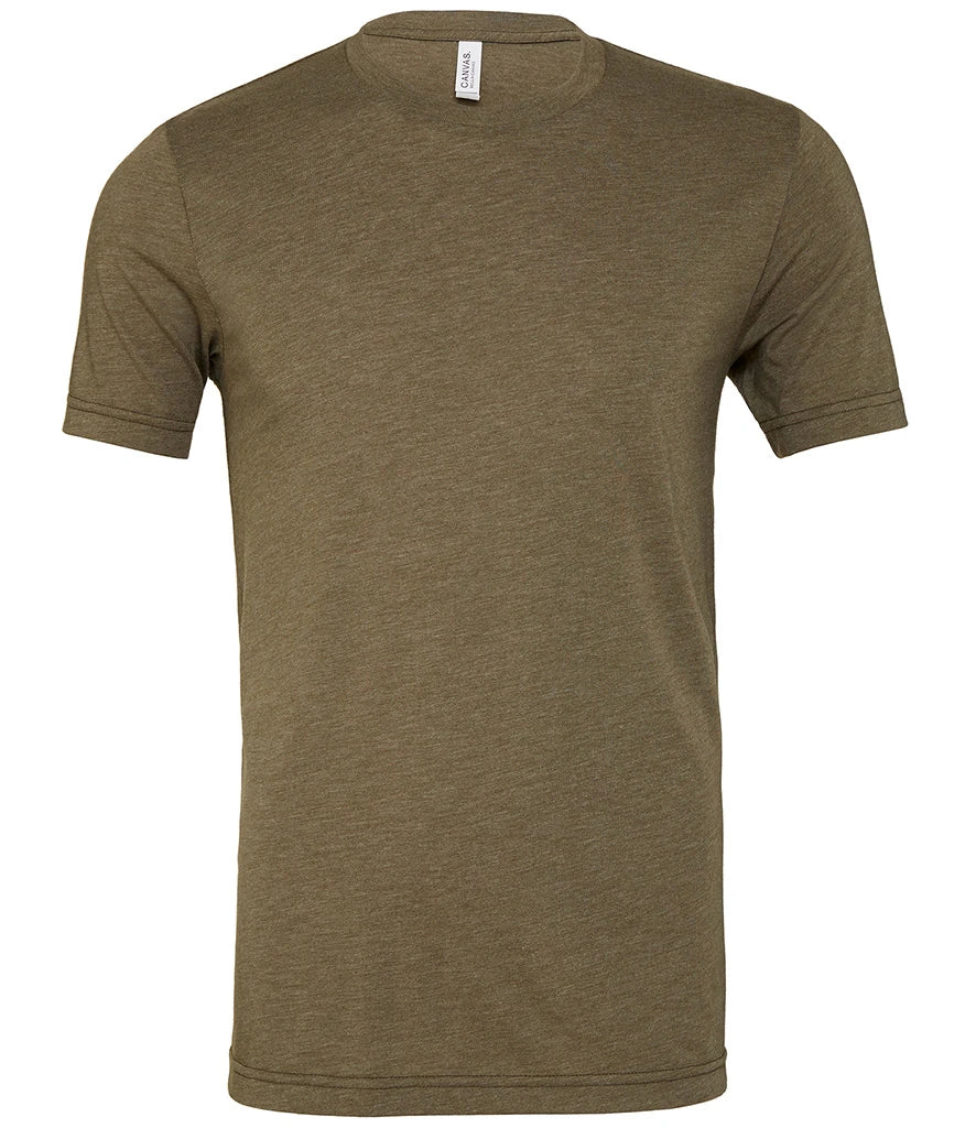 Canvas Unisex Tri-Blend T-Shirt — Olive Green Tri-Blend