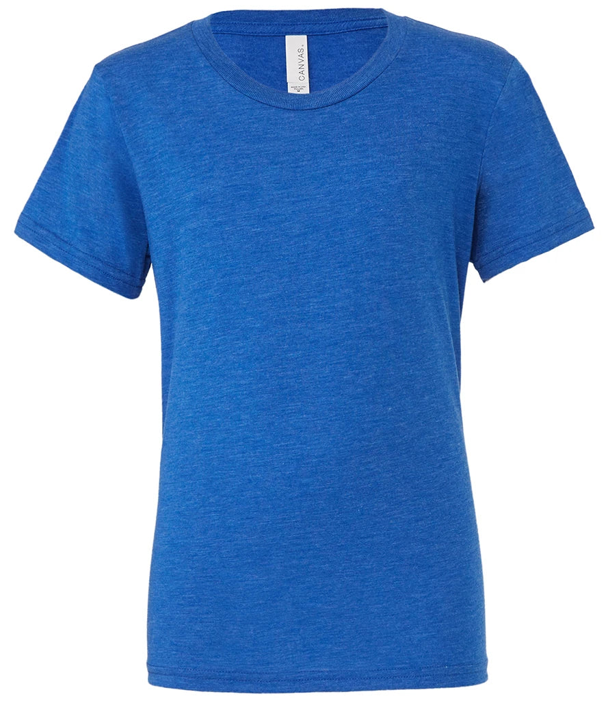Canvas Unisex Tri-Blend T-Shirt — True Royal Tri-Blend
