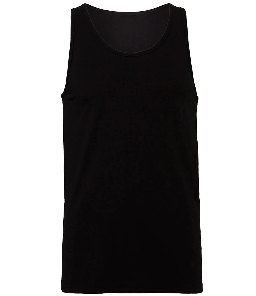 Canvas Unisex Jersey Tank Top — Black