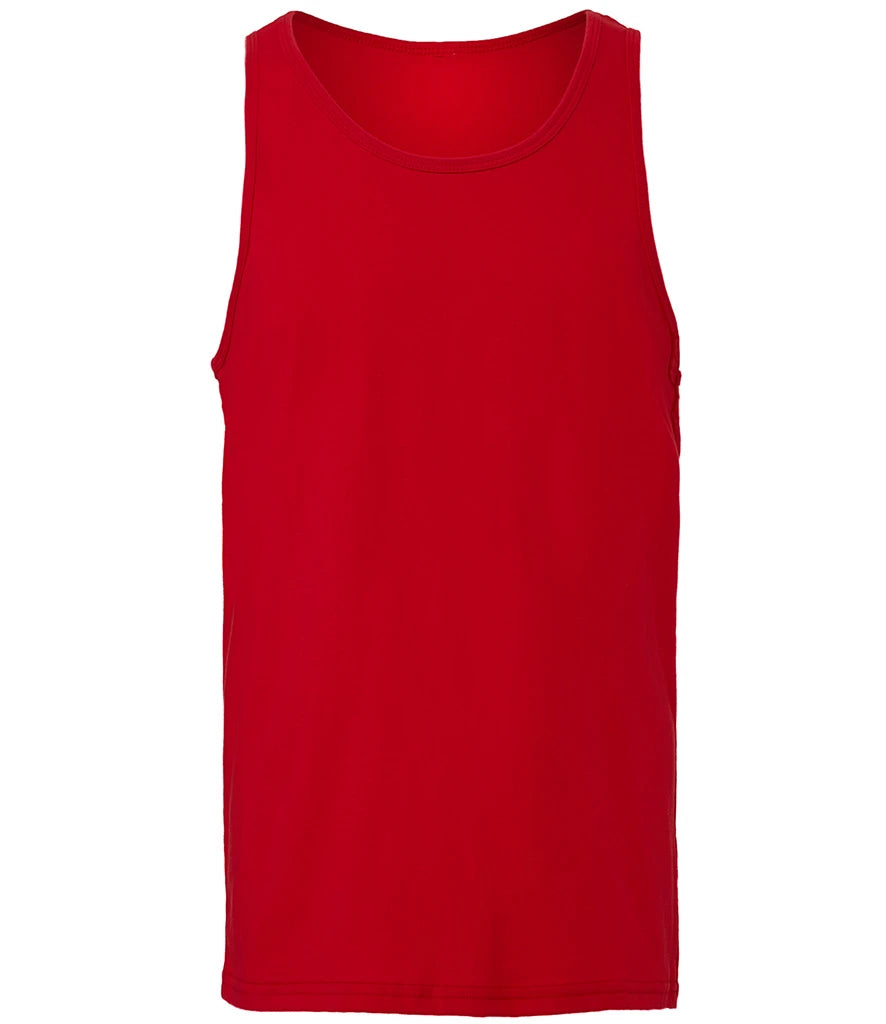 Canvas Unisex Jersey Tank Top — Red
