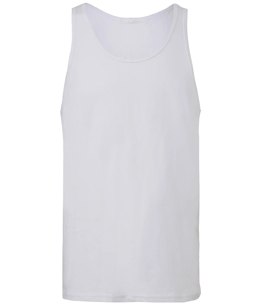 Canvas Unisex Jersey Tank Top — White