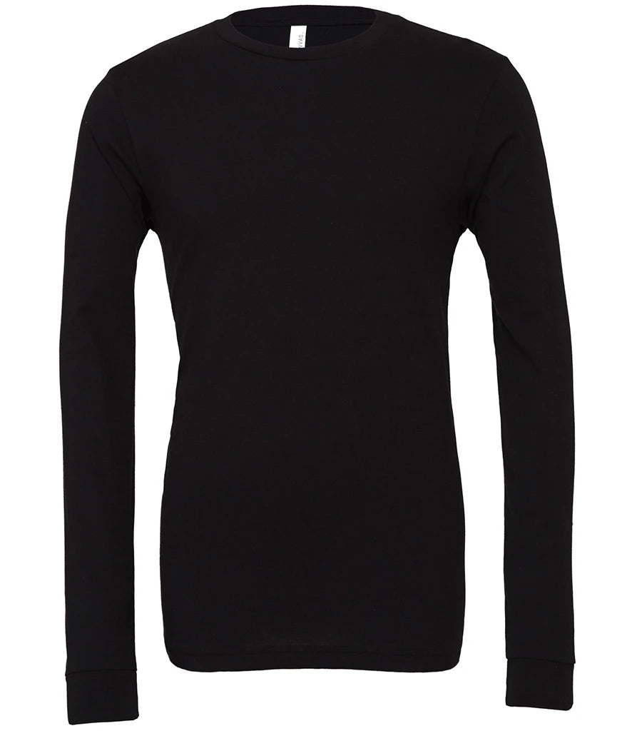 Canvas Unisex Jersey Long Sleeve T-Shirt — Black