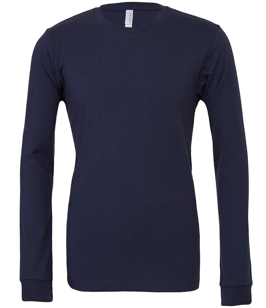 Canvas Unisex Jersey Long Sleeve T-Shirt — Navy