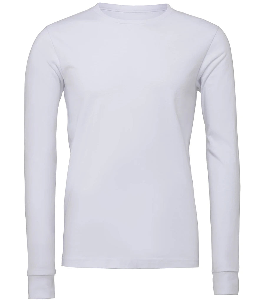 Canvas Unisex Jersey Long Sleeve T-Shirt — White