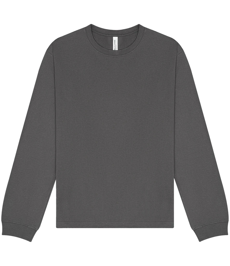 Canvas Unisex Heavyweight Long Sleeve T-Shirt — Asphalt