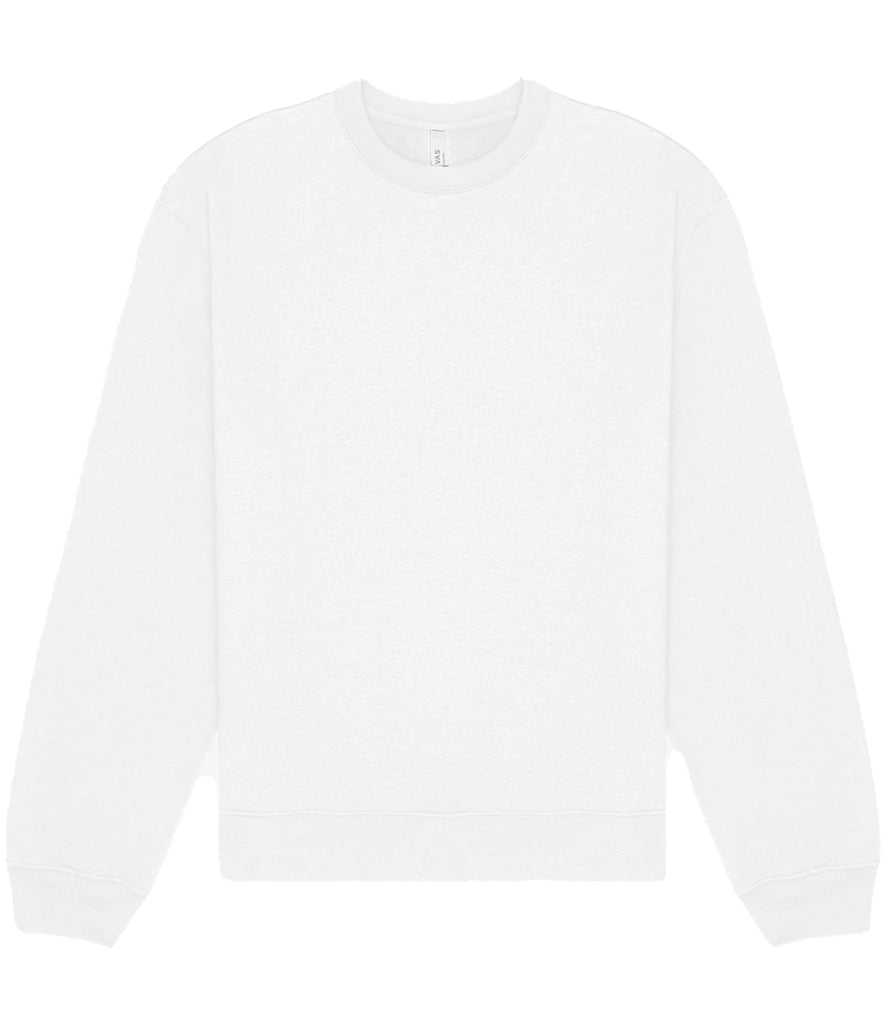 Canvas Unisex Heavyweight Crew Neck Sweatshirt — White