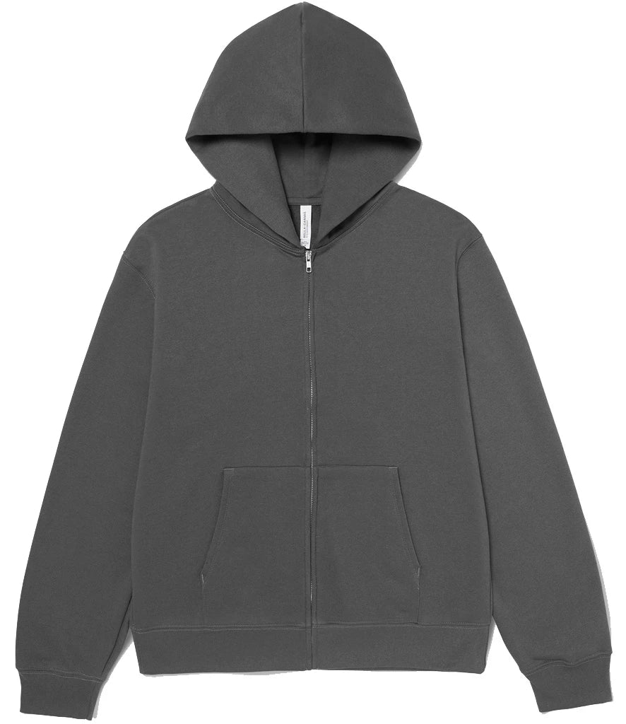 Canvas Unisex Heavy Full Zip Hoodie — Asphalt