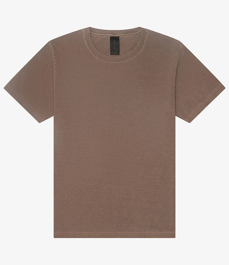 Canvas Unisex Heavyweight Washed T-Shirt — Washed Cocoa