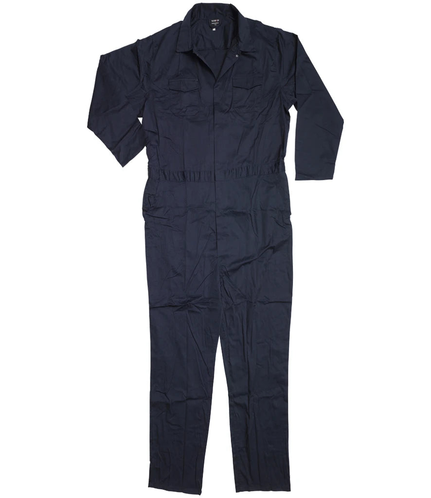 Warrior Stud Front Coverall — Navy