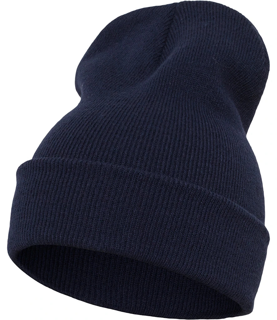 Flexfit Heavyweight Long Beanie — Navy