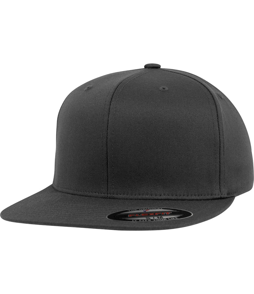 Flexfit Flat Visor Cap — Dark Grey