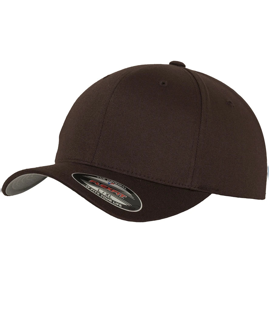 Flexfit Wooly Combed Cap — Brown