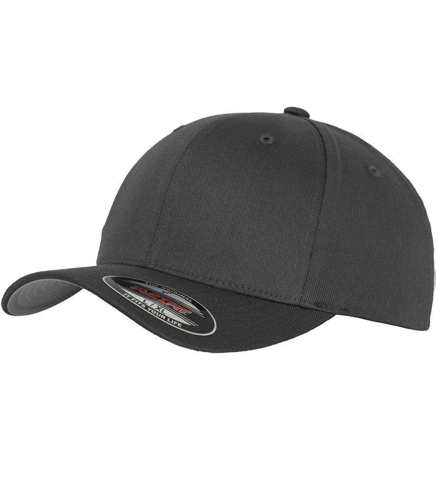 Flexfit Wooly Combed Cap — Dark Grey