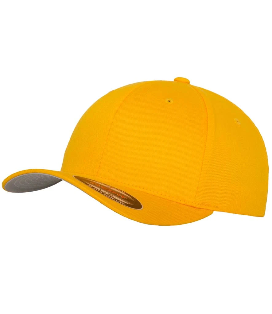 Flexfit Wooly Combed Cap — Gold