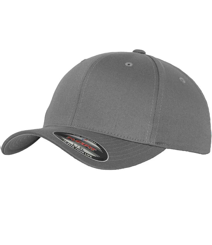 Flexfit Wooly Combed Cap — Grey