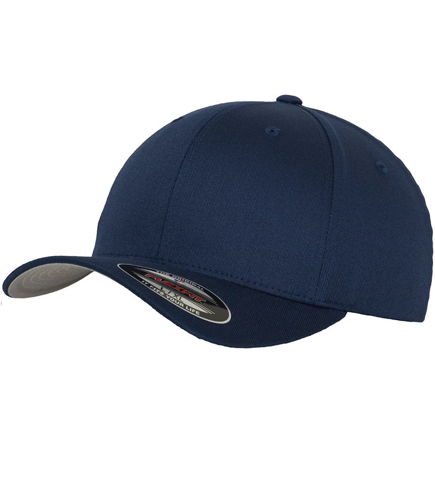 Flexfit Wooly Combed Cap — Navy