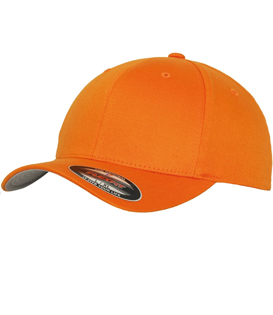 Flexfit Wooly Combed Cap — Orange