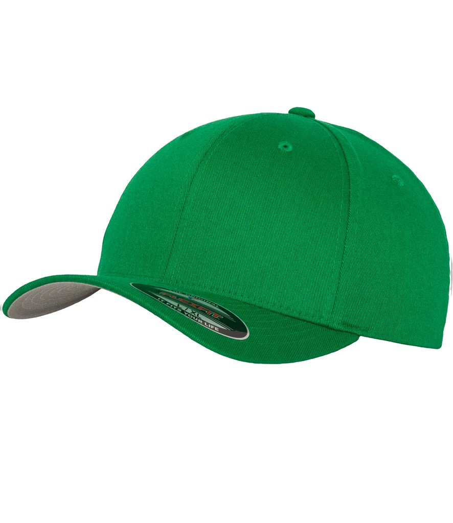Flexfit Wooly Combed Cap — Pepper Green