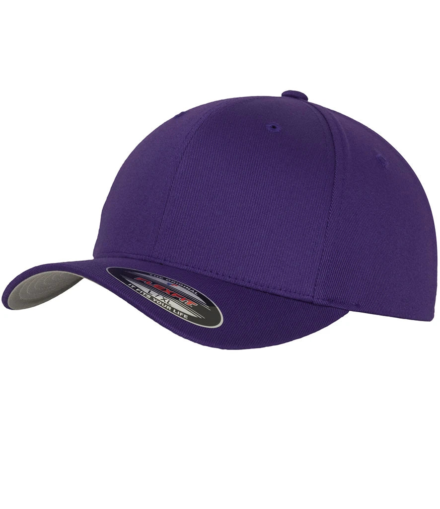 Flexfit Wooly Combed Cap — Purple