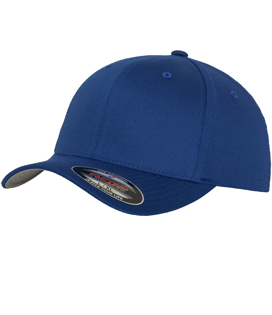 Flexfit Wooly Combed Cap — Royal Blue