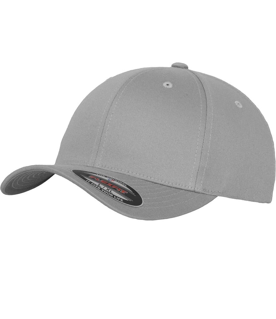 Flexfit Wooly Combed Cap — Silver