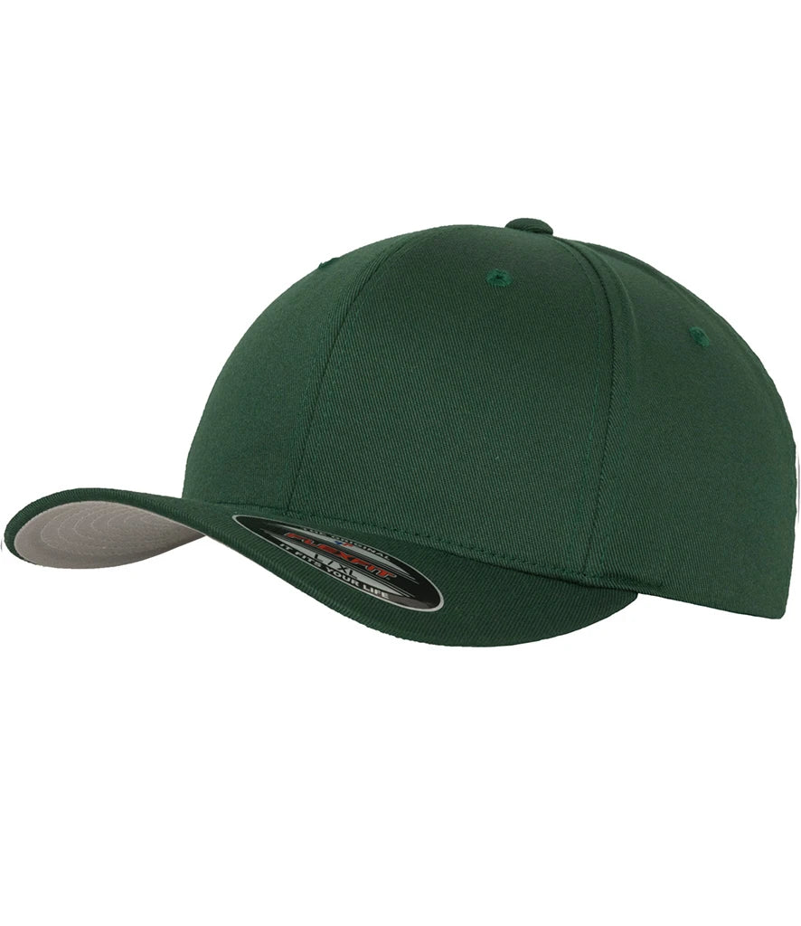 Flexfit Wooly Combed Cap — Spruce Green