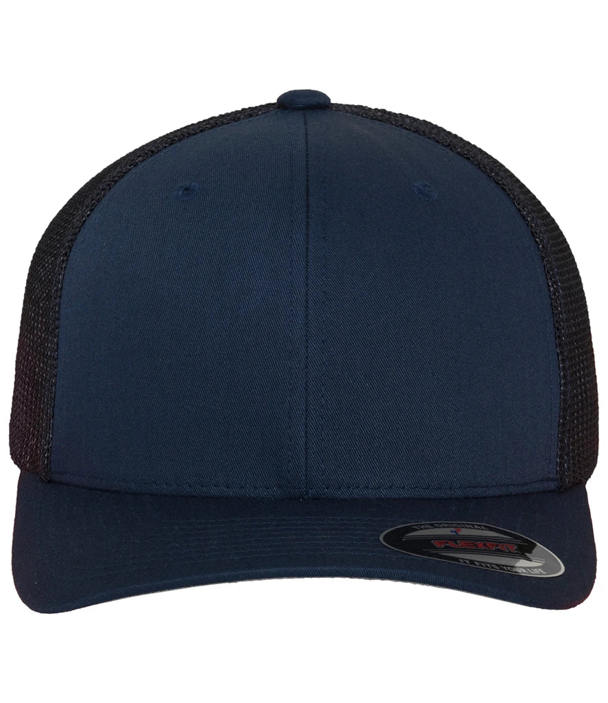 Flexfit Mesh Trucker Cap — Dark Grey