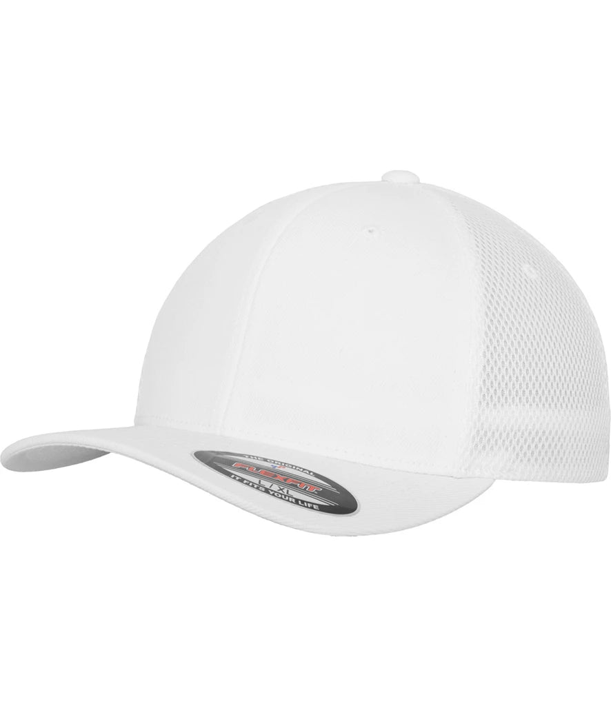 Flexfit Tactel Mesh Cap — White