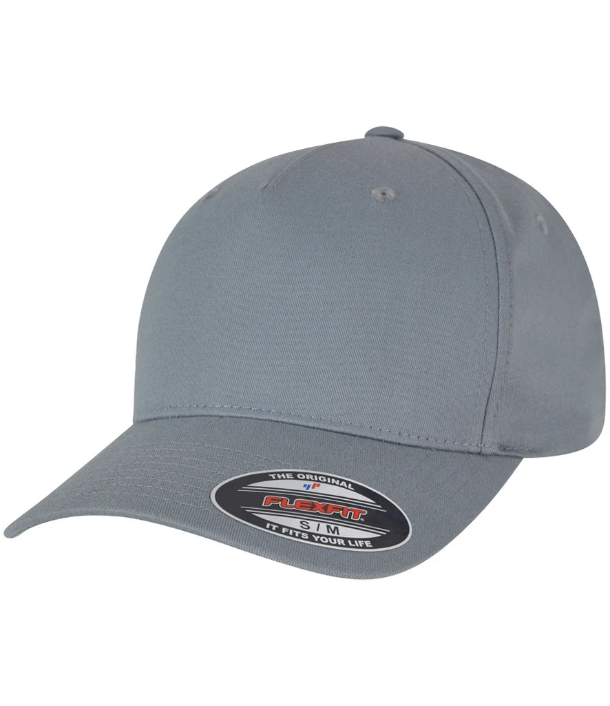 Flexfit 5 Panel Cap — Greenish Grey